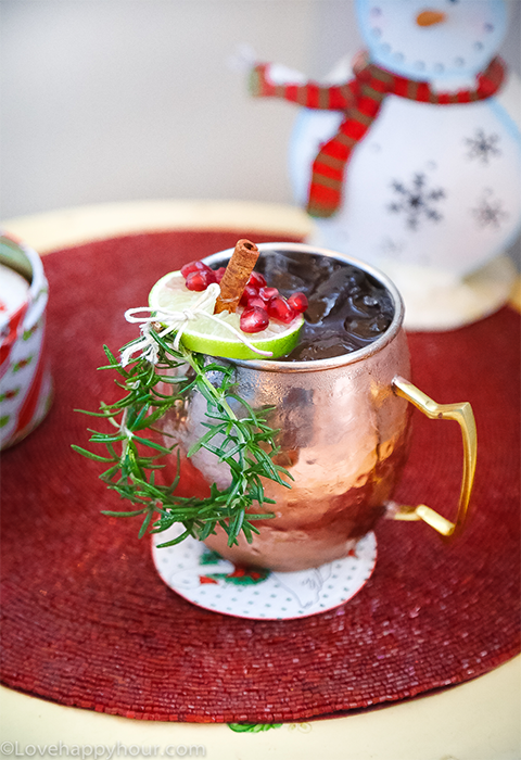 The Christmas Mule Cocktail by Maren Swanson.