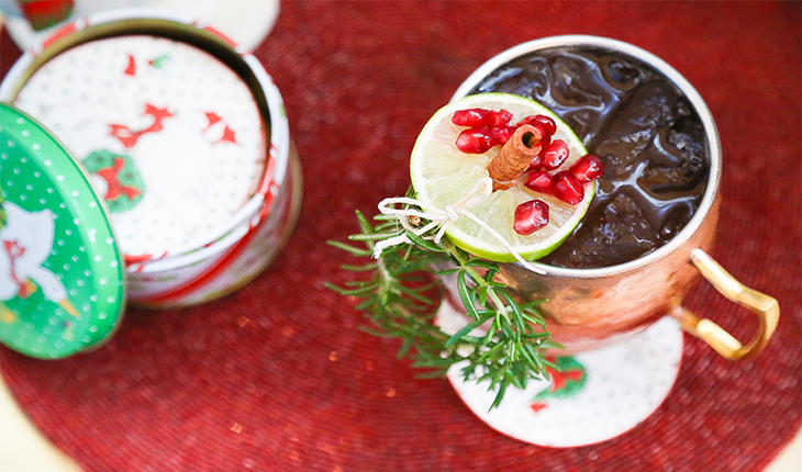 The Christmas Mule Cocktail by Maren Swanson.