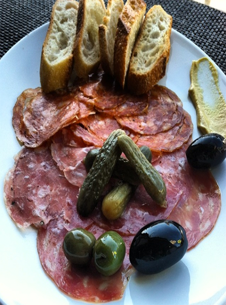 Antipasto plate at Froma on Melrose happy hour