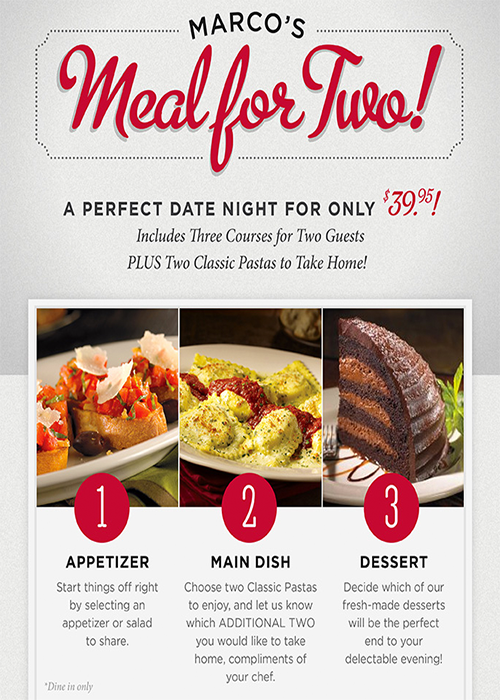 Maggiano's Meal for Two Dinner Deal.