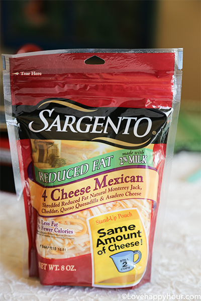 Reduced-fat Sargento Mexican Blend Cheese
