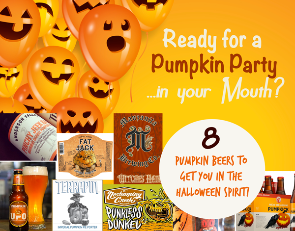 8 Pumpkin Beers to Get You in the Halloween Spirit! #fall #pumpkin #beer #Halloween