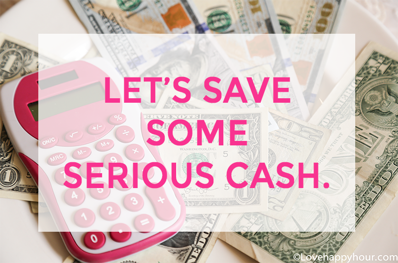 10 Tips to Save Money and Spend Less in 2015 from LoveHappyHour.com
