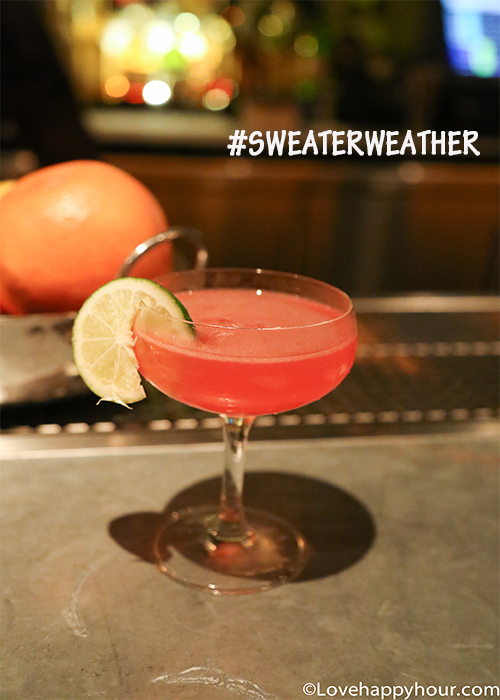 #SweaterWeather Cocktail at Acabar in West Hollywood.