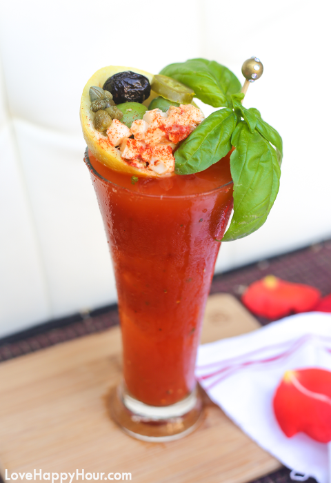Brunching Blood Mary Recipe by @lovehappyhour