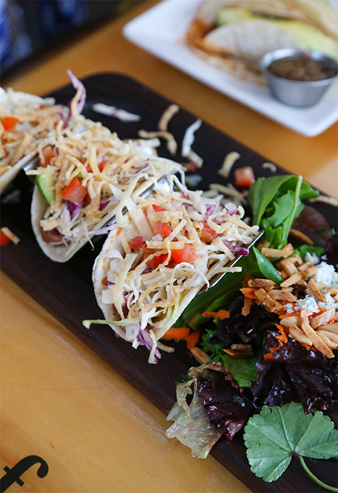 Ahi Tuna Tacos at The Rockefeller.