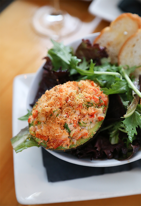 Lobster Stuffed Avocado at The Rockefeller.