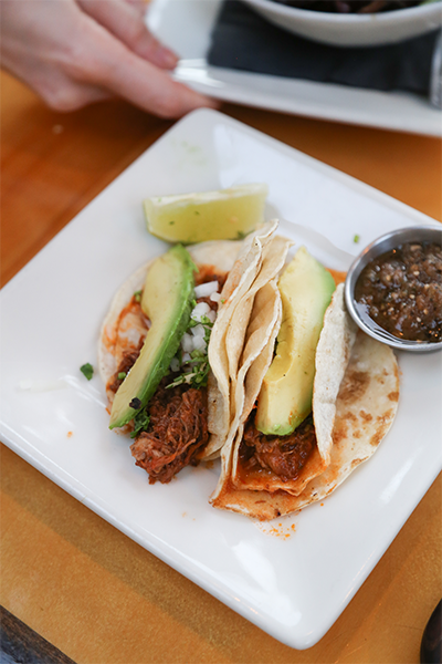 Street Tacos at The Rockefeller Happy Hour.