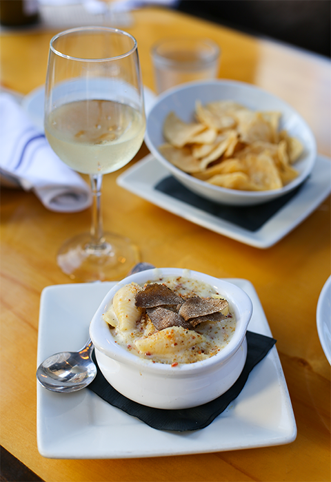 Truffle Mac and Cheese at The Rockefeller.