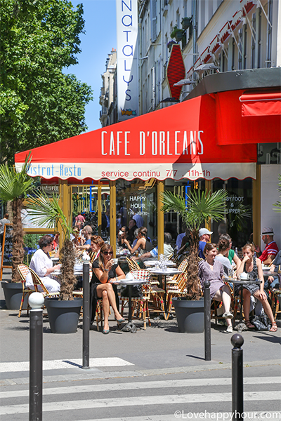 Café D’Orleans in Paris, France.