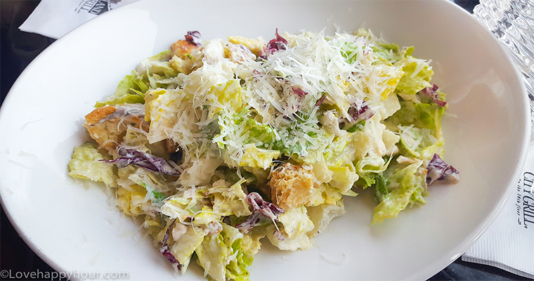 Portland City Grill happy hour Caesar Salad.