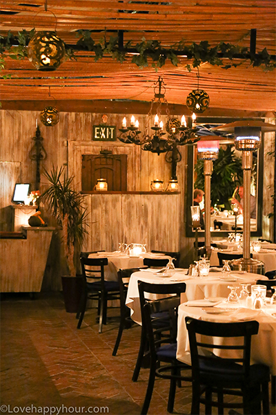 The Little Door restaurant in Santa Monica.