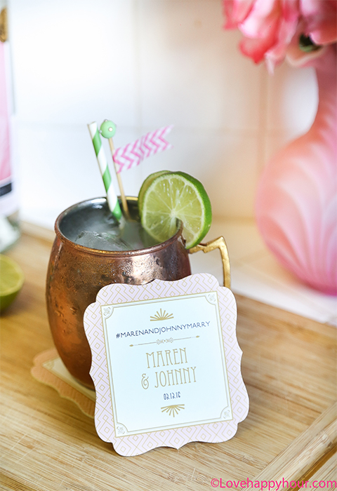 Great Gatsby Cocktail: The Millionaire Mule (a Skinny Moscow Mule Recipe). #moscowmule  #cocktail #recipe 