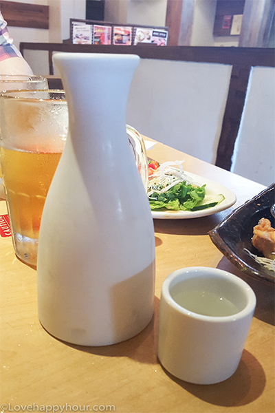 $5 House Cold Sake at Gyu-Kaku Happy Hour.