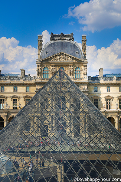 The Louvre in Paris, France. 