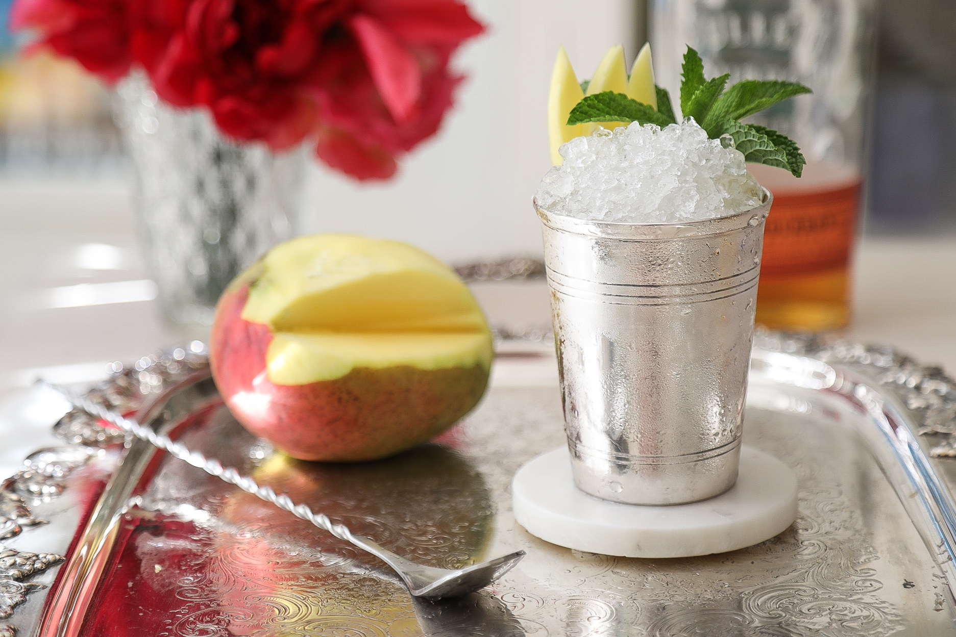 Mango Mint Julep Cocktail for the Kentucky Derby (recipe).