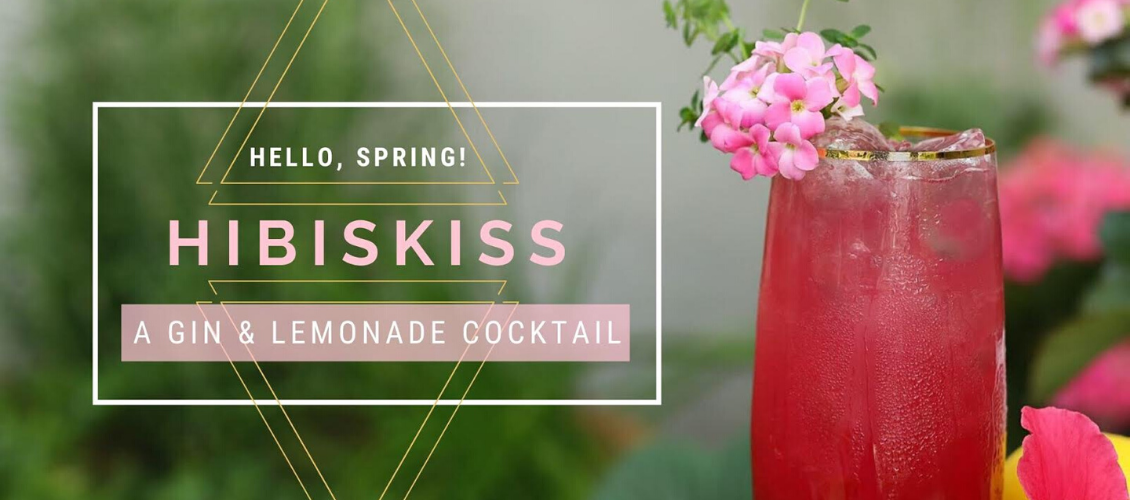 Hibiskiss Lemonade Cocktail