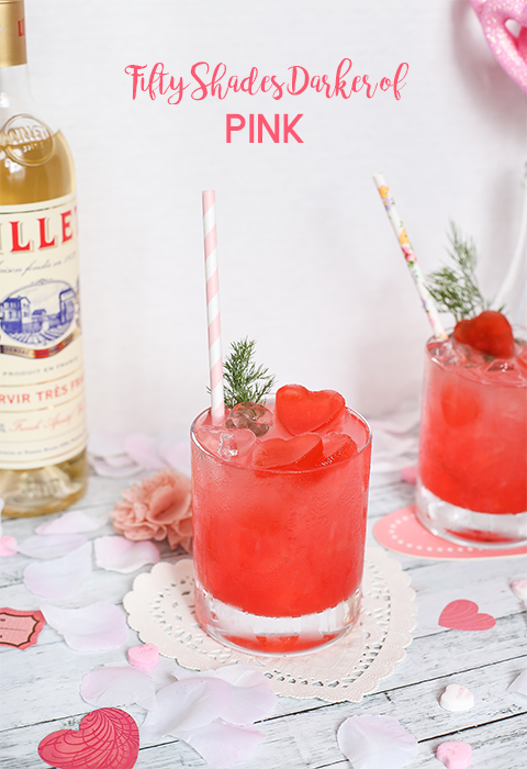 A Sexy Valentine’s Day Cocktail: Fifty Shades of Pink. 