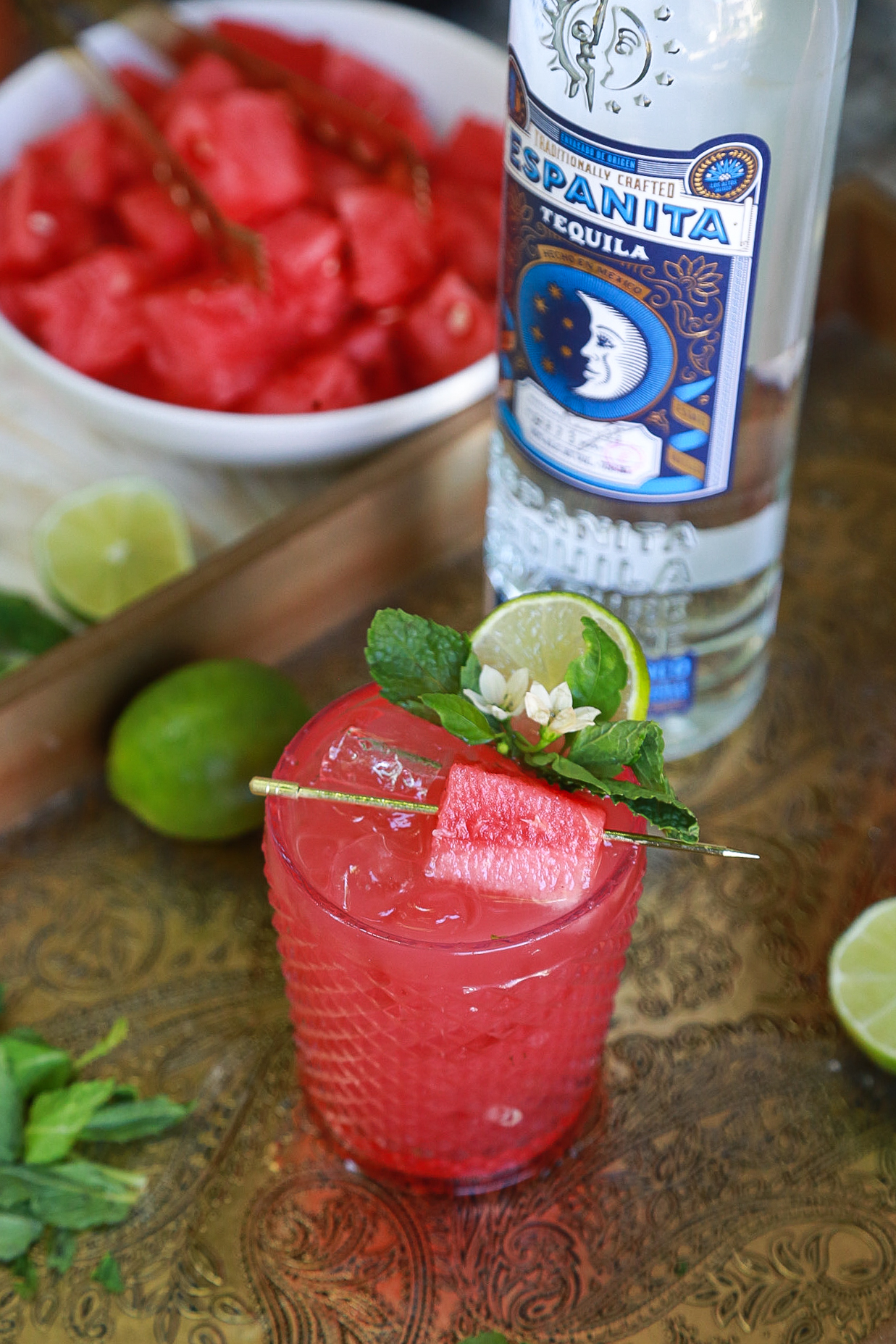 Watermelon Margarita recipe from Lovehappyhour.com