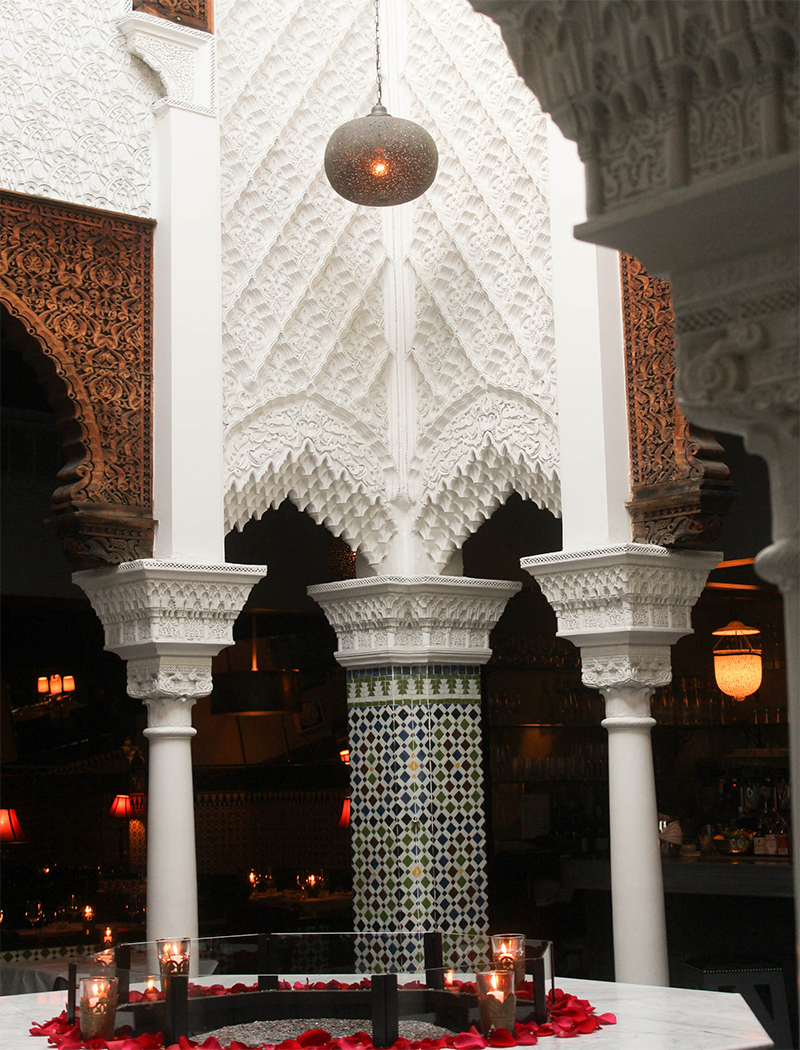 The interior at Acabar in Hollywood.