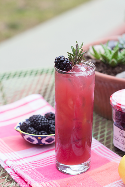 The B.B. King Cocktail recipe from @lovehappyhour #blues #cocktail #recipe #bourbon #blueberries #blackberries