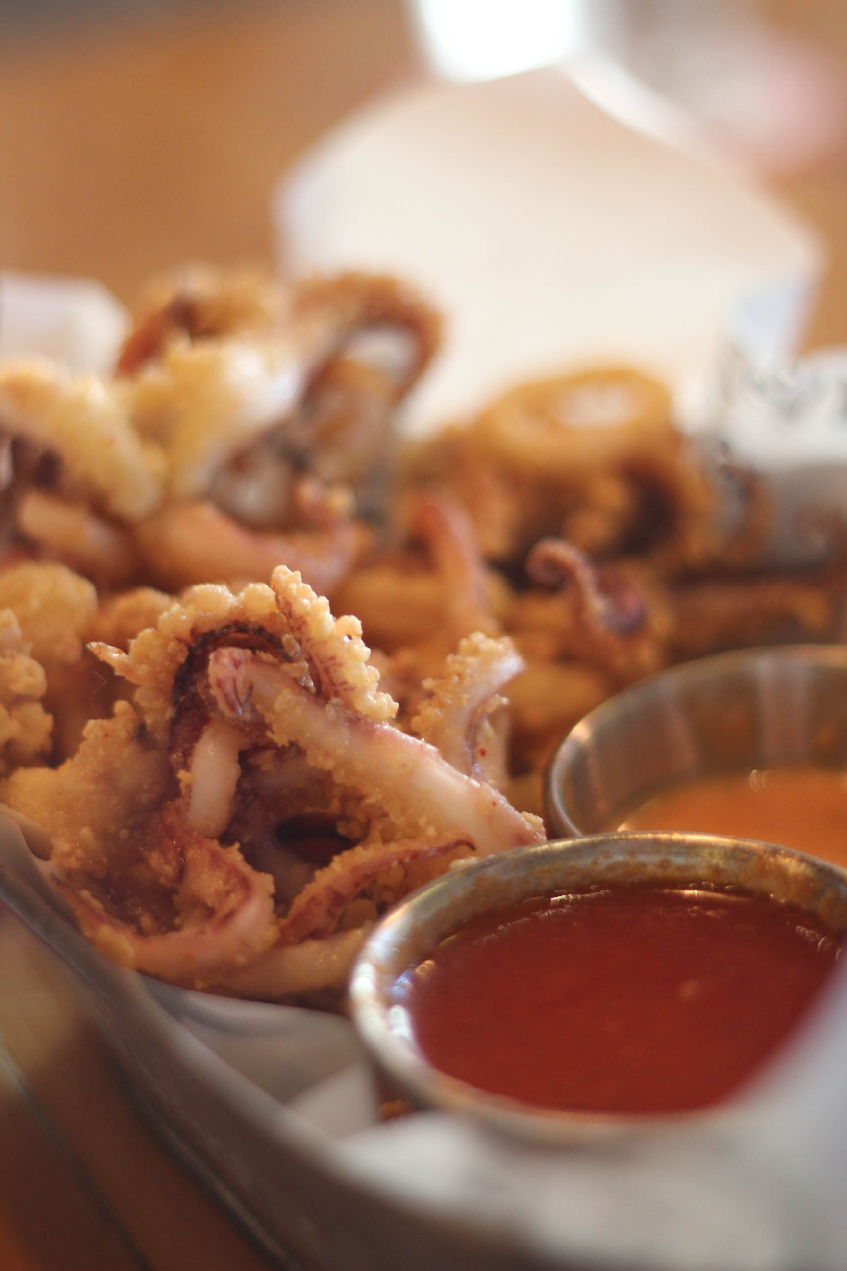 Calamari at Connie and Ted's in West Hollywood