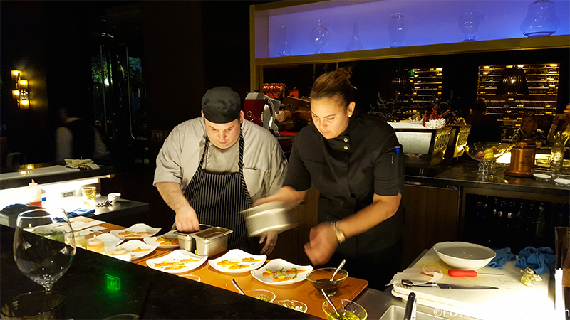 Crudo Hour at Culina Modern Italian at The Four Seasons Beverly Hills.