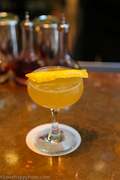 The Dunderado Cocktail on Terrine's Summer Cocktail Menu.