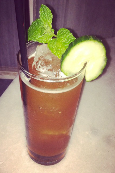Pimms Cup No. 13 at Sassafras Saloon in Hollywood