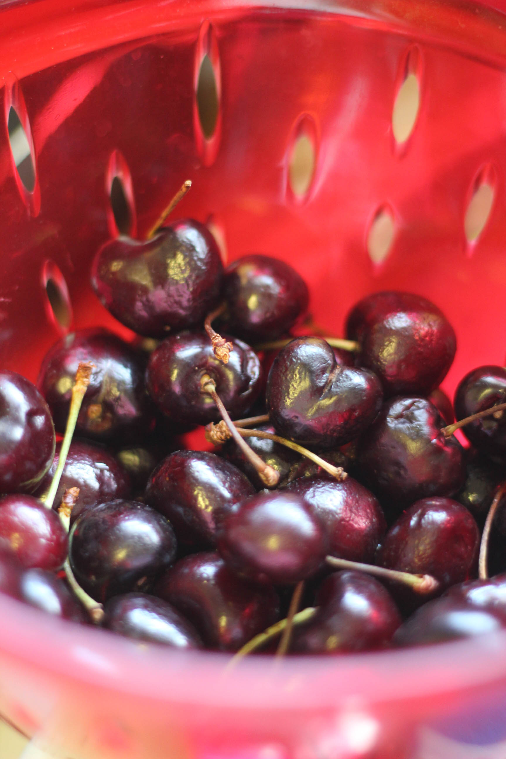Farmers market cherries