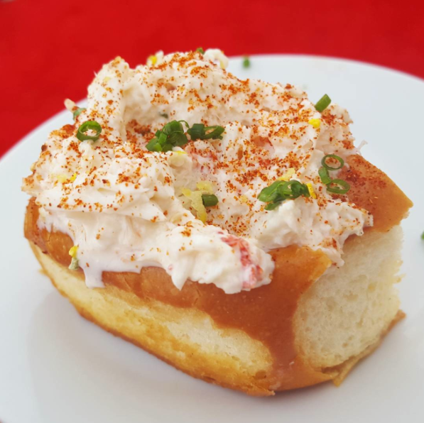 The Clobster Roll from Slapfish at the 2015 LAFW. 