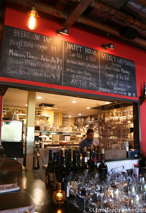 Cooks County happy hour in Los Angeles.