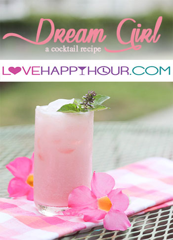Dream Girl cocktail recipe from Lovehappyhour.com #MakinitwithMaren #cocktails #rum #cocktailrecipe