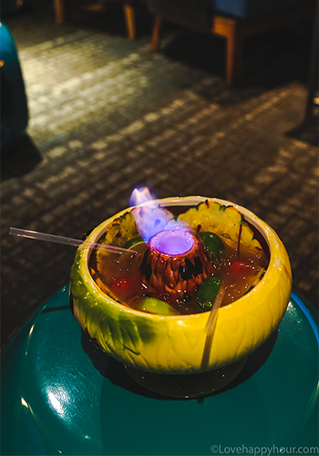 Kilauea Cocktail at H Bar in Kona, Hawaii