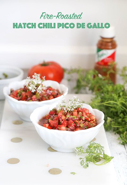 Fire-roasted Hatch Chili Pico de Gallo