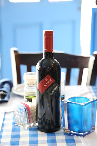 Nemea Wine at Delphi Greek Restaurant