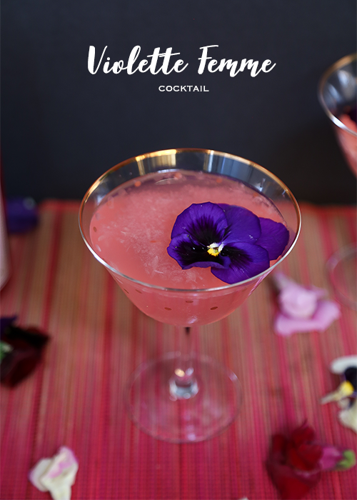 Violette Femme Cocktail: A Zelda Fitzgerald-Inspired Libation.