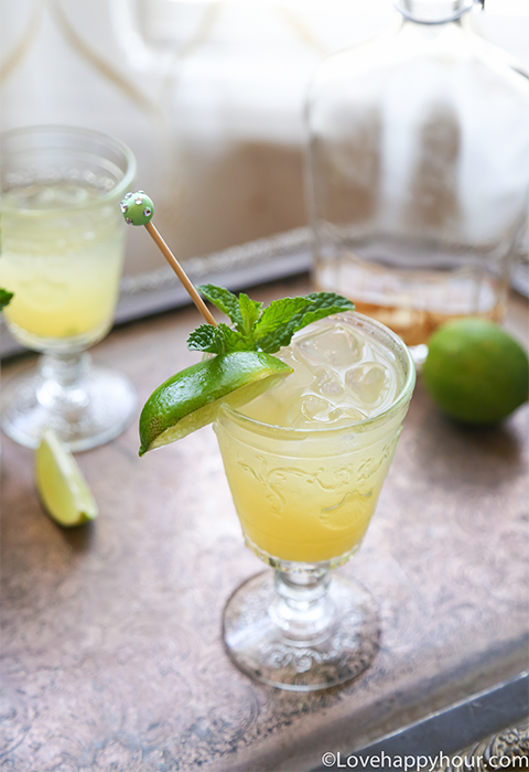 Thyme for a Mojito.  #cocktail #recipe #mojito #rum  @lovehappyhour
