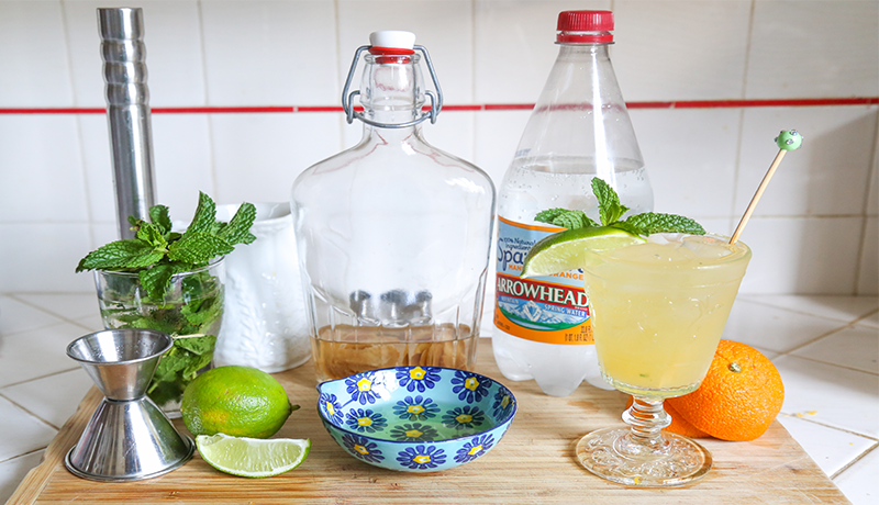 Thyme for a Mojito.  #cocktail #recipe #mojito #rum  @lovehappyhour