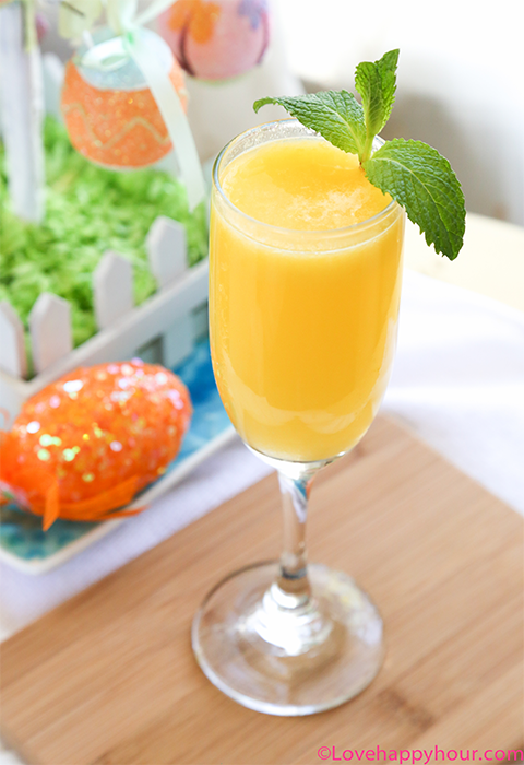 Orange Julius Cocktail.  #cocktail #recipe #orangejulius #Easter  @lovehappyhour