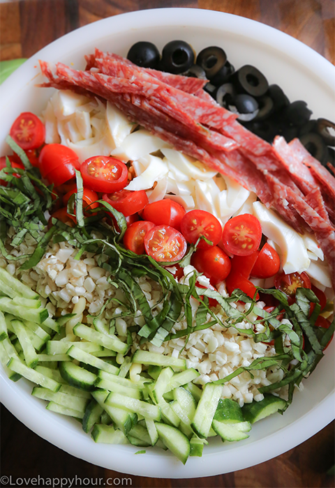 Summer Picnic Pasta Salad by Maren Swanson. #recipe 