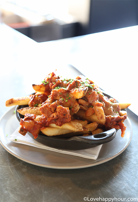 Porchetta Chili Cheese Fries at Stir Market Happy Hour.