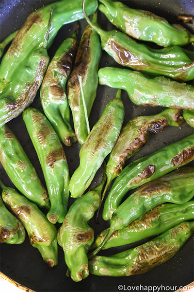 Blistered Shishito Peppers.