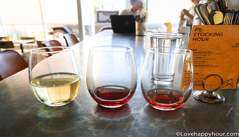 Pink Taco Happy Hour in West Hollywood.