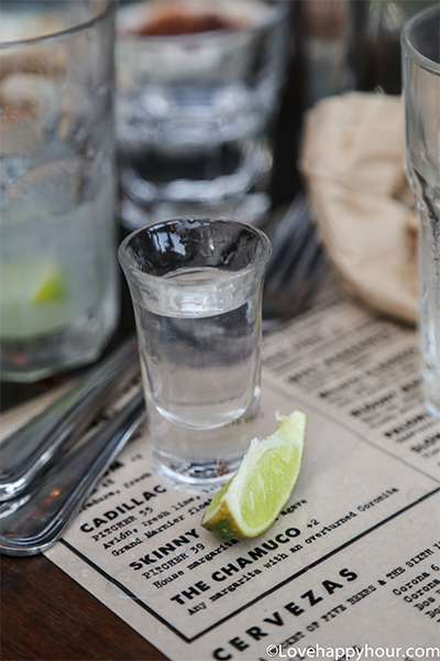 Pink Taco Happy Hour in West Hollywood.